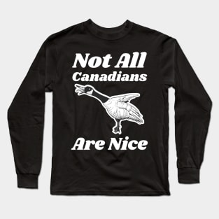 Funny Canada Goose Long Sleeve T-Shirt